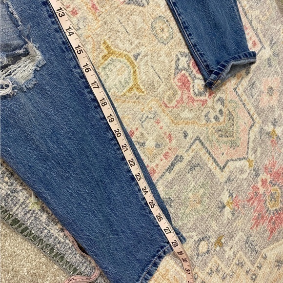 Kancan Buckle 27/7‎ Ultra High Rise Cuffed Mom Jeans Distressed - Picture 13 of 13